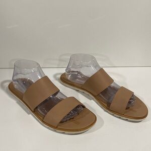Sorel Ella II slide 2 strap‎ sandal tan